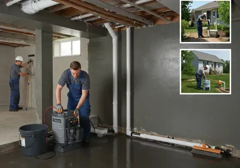 Basement Waterproofing and Flood Prevention process in Drew, MS